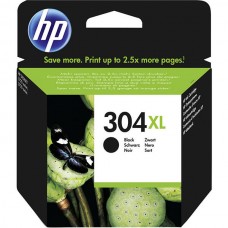 Tinteiro HP 304XL, Preto, N9K08AE, Alto Rendimento