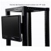 StarTech.com 4U Universal VESA LCD Monitor Mounting Bracket for 19-inch Rack or Cabinet - TAA Compliant - Cold-Pressed Steel Bracket (RKLCDBK) - Kit de montagem - para visor LCD - aço premido a frio sólido - preto - tamanho de tela: 19
