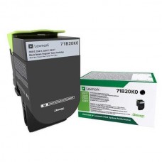 Toner Lexmark 71B20K0 Preto