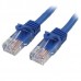 Cabo de Rede StarTech Cat5e RJ45 (1m) - Azul Cabo de Rede StarTech Cat5e RJ45 (1m) - Azul