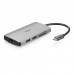 Hub USB-C D-Link DUB-M810: 8-em-1 com HDMI, Ethernet, Leitor de Cartões, Power Delivery Hub USB-C D-Link DUB-M810: 8-em-1 com HDMI, Ethernet, Leitor de Cartões, Power Delivery