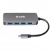 Hub D-Link DUB-2340 USB-C para 4 Portas USB 3.0 Hub D-Link DUB-2340 USB-C para 4 Portas USB 3.0