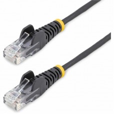 Cabo de Rede StarTech.com CAT6 - 3m, Preto, Slim