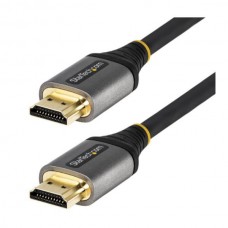 StarTech.com 13ft (4m) Premium Certified HDMI 2.0 Cable - High-Speed Ultra HD 4K 60Hz HDMI Cable with Ethernet - HDR10, ARC - UHD HDMI Video Cord - For UHD Monitors, TVs, Displays - M/M - Alta Velocidade Premium - cabo HDMI com Ethernet - HDMI macho