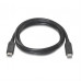 Cable USB 3.1 GEN2 10GPS 3A, Tipo C USB-C/M-USB-C/M 1.0M Negro Nanocable