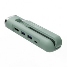 Hub USB Ewent EW1148, Tipo C, Multi-Portas: HDMI 4K, USB-C PD, USB-A, LAN