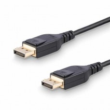StarTech.com 16ft/5m VESA Certified DisplayPort 1.4 Cable, 8K 60Hz HBR3 HDR, Super UHD DisplayPort to DisplayPort Monitor Cord, Ultra HD 4K 120Hz DP 1.4 Video Cable M/M DP Connectors - DP 1.4 Latching Cable - Cabo DisplayPort - DisplayPort (M) travad