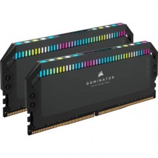 Memoria Ram Corsair Ddr5 5600 64gb C40 Dom Platinum Rgb K2 2x32gb, 1.35v, 40-40-40-77, Rgb, Black Hsp