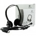 Auscultadores Logitech 981-000100 - USB, Microfone Integrado, Preto