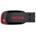 Pendrive Sandisk Cruzer Blade 64GB USB 2.0 Preto/Vermelho