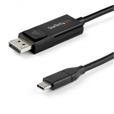 StarTech.com 3ft/1m USB C to DisplayPort 1.4 Cable 8K 60Hz/4K, Bidirectional DP to USB-C or USB-C to DP Reversible Video Adapter Cable, HBR3/HDR/DSC, USB Type C/Thunderbolt 3 Monitor Cable - 8K USB-C to DP Cable (CDP2DP141MBD) - Cabo DisplayPort - 24 StarTech.com 3ft/1m USB C to DisplayPort 1.4 Cable 8K 60Hz/4K, Bidirectional DP to USB-C or USB-C to DP Reversible Video Adapter Cable, HBR3/HDR/DSC, USB Type C/Thunderbolt 3 Monitor Cable - 8K USB-C to DP Cable (CDP2DP141MBD) - Cabo DisplayPort - 24