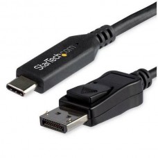 StarTech.com 3.3ft/1m USB C to DisplayPort 1.4 Cable, 4K/5K/8K USB Type-C to DP 1.4 Alt Mode Video Adapter Converter, HBR3/HDR/DSC, 8K 60Hz DP 1.4 Monitor Cable for USB-C and Thunderbolt 3 - USB-C to DP 8K Cable (CDP2DP141MB) - Adaptador de vídeo ext StarTech.com 3.3ft/1m USB C to DisplayPort 1.4 Cable, 4K/5K/8K USB Type-C to DP 1.4 Alt Mode Video Adapter Converter, HBR3/HDR/DSC, 8K 60Hz DP 1.4 Monitor Cable for USB-C and Thunderbolt 3 - USB-C to DP 8K Cable (CDP2DP141MB) - Adaptador de vídeo ext
