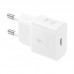 Carregador Samsung EP-T2510XWEGEU USB Type-C 25W, Branco Carregador Samsung EP-T2510XWEGEU USB Type-C 25W, Branco
