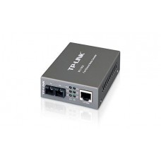TP-LINK 10/100Mbps RJ45 to 100Mbps single-mode SC fiber Converter Full-duplexup to 20Km switching power adapter chassis mountable TP-LINK 10/100Mbps RJ45 to 100Mbps single-mode SC fiber Converter Full-duplexup to 20Km switching power adapter chassis mountable