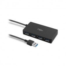 Hub Nox Lite Hub One: 4 Portas USB 3.0, Transferência Super-Rápida, Design Minimalista