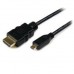 Cabo HDMI StarTech HDADMM2M 2m Micro HDMI para HDMI