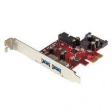 StarTech.com 4 Port PCI Express USB 3.0 Card - 2 Ext & 2 Int (IDC) - SATA Power - Adaptador USB - PCIe 2.0 baixo perfil - USB 3.0 x 4 - para P/N: ST1030USBM, ST7300USBME StarTech.com 4 Port PCI Express USB 3.0 Card - 2 Ext & 2 Int (IDC) - SATA Power - Adaptador USB - PCIe 2.0 baixo perfil - USB 3.0 x 4 - para P/N: ST1030USBM, ST7300USBME