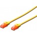 Cabo de Rede Ewent EW-6U-030 Cat6 3m Amarelo Cabo de Rede Ewent EW-6U-030 Cat6 3m Amarelo