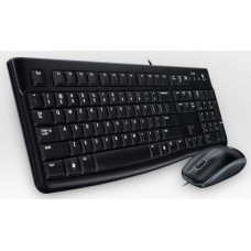 Teclado e Rato Logitech MK120: USB, Preto Teclado e Rato Logitech MK120: USB, Preto