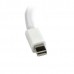 StarTech.com Mini DisplayPort to VGA Adapter - White - 1080p - Thunderbolt to VGA Monitor Adapter - Mini DP to VGA Converter (MDP2VGAW) - Conversor de vídeo - VGA - DisplayPort - branco