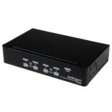 Comutador KVM StarTech SV431DUSBU - 4 Portas VGA, Seleção Manual
