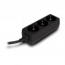 Regleta Ewent EW3959 3 Tomadas, 1,5m, Preto
