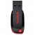 Pen USB SanDisk Cruzer Blade: 128GB, USB 2.0, Preto/Vermelho sem_imagem