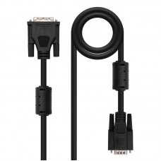 Cabo Nanocable DVI-VGA, 5m, Macho/Macho, 2048x1536 Cabo Nanocable DVI-VGA, 5m, Macho/Macho, 2048x1536