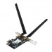 Placa de Rede ASUS PCE-BE6500 Wi-Fi 7 Tri-Banda com Bluetooth 5.4