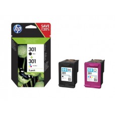 Tinta Original Hp 301 Multipack Negro Tricolor N9j72ae Tinta Original Hp 301 Multipack Negro Tricolor N9j72ae