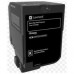 Toner Lexmark 74C2HKE Preto, Alto Rendimento, Laser, 20000 páginas