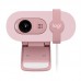 Câmara Web Logitech Brio 100, Rosa - Full HD 1080p, USB, Microfone Integrado