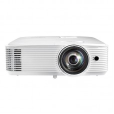 Projetor Optoma DLP W309ST, WXGA, 3800 lúmens, 3D, VGA, HDMI, E9PD7DR01EZ1