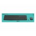 Teclado Ingles Logitech Mk235 Ratón Incluido Usb Qwerty Internacional de Ee.Uu. Gris