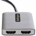 Startech.Com Hub Concentrador Mst Usb-C a 2 Puertos Hdmi - Hdmi Doble de 4k a 60hz - Adaptador Multimonitor Usb Tipo C Con Cable Startech.Com Hub Concentrador Mst Usb-C a 2 Puertos Hdmi - Hdmi Doble de 4k a 60hz - Adaptador Multimonitor Usb Tipo C Con Cable