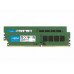Crucial - DDR4 - kit - 64 GB:2 x 32 GB - DIMM 288-pin - unbuffered - CT2K32G4DFD8266