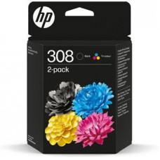 Pack HP de 2 Cartuchos de Tinta 308 (Preto/Tricolor) Pack HP de 2 Cartuchos de Tinta 308 (Preto/Tricolor)