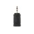 Adaptador de Áudio Nanocable, Jack 2.5mm-H para Jack 3.5mm-M, Preto sem_imagem