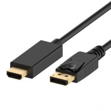 Adaptador Ewent EC1430 DisplayPort para HDMI, 1m, Preto Adaptador Ewent EC1430 DisplayPort para HDMI, 1m, Preto