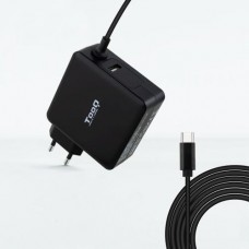 Carregador Tooq USB-C PD3.0 90W Preto