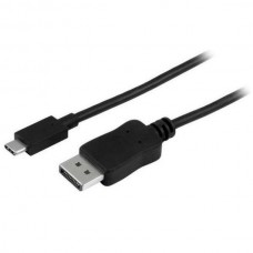 StarTech.com 6ft/1.8m USB C to DisplayPort 1.2 Cable 4K 60Hz, USB-C to DisplayPort Adapter Cable HBR2, USB Type-C DP Alt Mode to DP Monitor Video Cable, Works with Thunderbolt 3, Black - USB-C Male to DP Male - Cabo DisplayPort - 24 pin USB-C (M) par StarTech.com 6ft/1.8m USB C to DisplayPort 1.2 Cable 4K 60Hz, USB-C to DisplayPort Adapter Cable HBR2, USB Type-C DP Alt Mode to DP Monitor Video Cable, Works with Thunderbolt 3, Black - USB-C Male to DP Male - Cabo DisplayPort - 24 pin USB-C (M) par