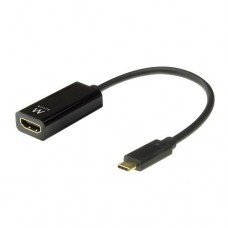 Adaptador Ewent EW9823 USB-C para HDMI, 0,15m, Preto, 4K