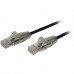 Cabo de Rede StarTech Slim Cat6 1,5m Preto