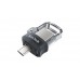 Unidade Flash USB Sandisk Ultra Dual m3.0, 64 GB, USB Type-A/Micro-USB 3.2 Gen 1, Preto, Prata, Transparente Unidade Flash USB Sandisk Ultra Dual m3.0, 64 GB, USB Type-A/Micro-USB 3.2 Gen 1, Preto, Prata, Transparente