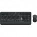 Kit Teclado e Rato Logitech MK540 Advanced, Teclas Silenciosas, Reposamanos, Conectividade Inalámbrica