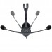 Auscultadores Logitech H111, Estéreo/Microfone, Cinzento, 981-000593