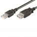 Cabo USB Ewent EC1013: Extensão 2.0, 3m, Preto