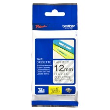 Brother Fita Laminada de 12 mm - Transparente/Preto, para P-Touch