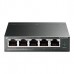 TP-LINK 5-Port Gigabit Easy Smart Switch with 4-Port PoE+ - PORT: 4× Gigabit PoE+ Ports, 1× Gigabit Non-PoE Ports