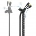 Passacables Nanocable 10.36.0001-BK, Preto, 2,5 cm